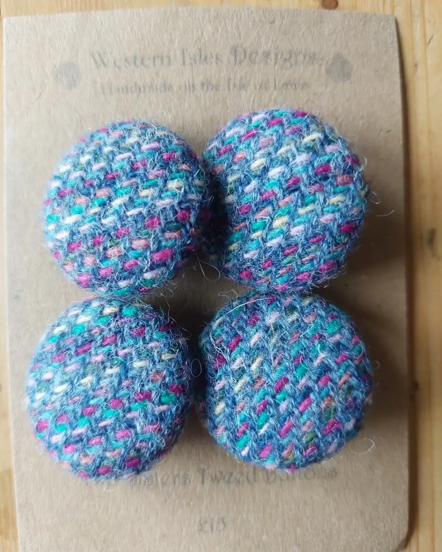 Two Sisters Tweed buttons - 1 4