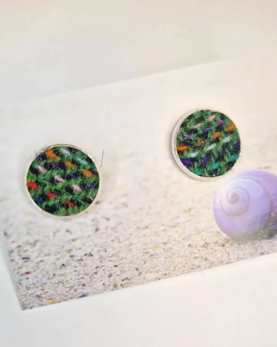 Two Sisters Tweed cufflinks