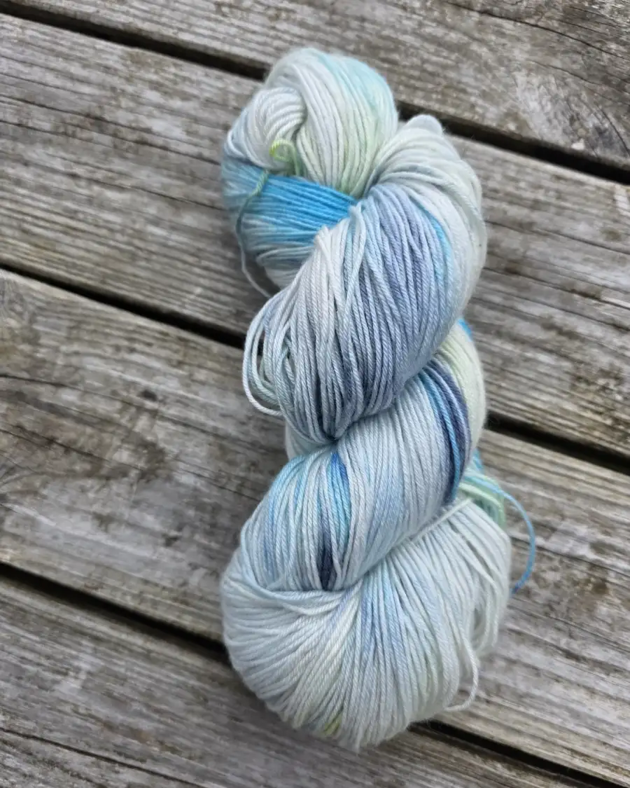 Hand-Dyed Yarn: 100% Merino, 4 ply