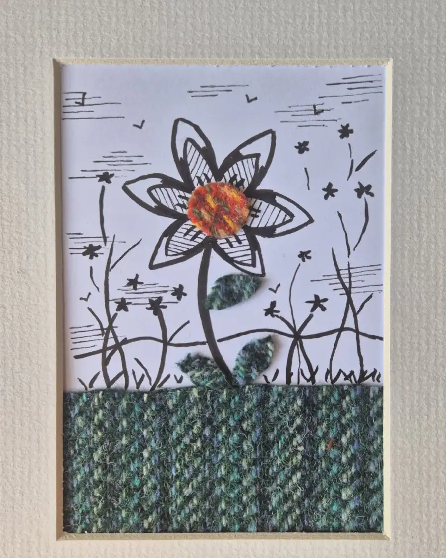 Tweed and pen original picture - 2 2