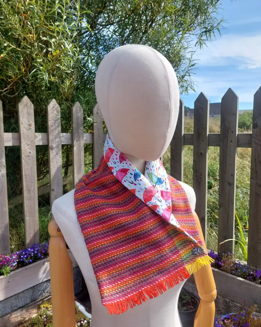 Three Sisters Tweed neck warmer
