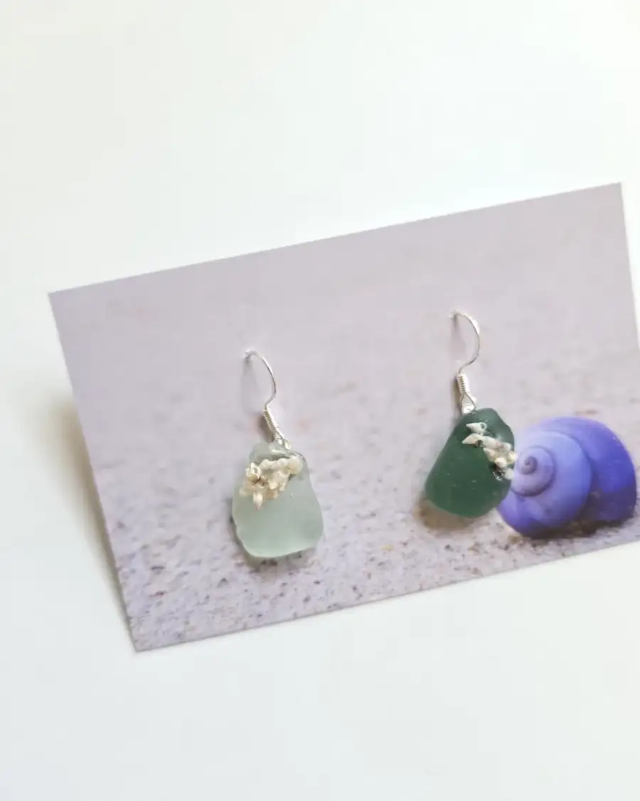 Sea Glass Earrings