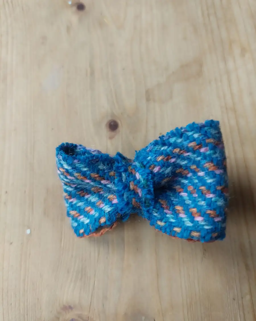 Three Sisters Tweed Hair Barrette