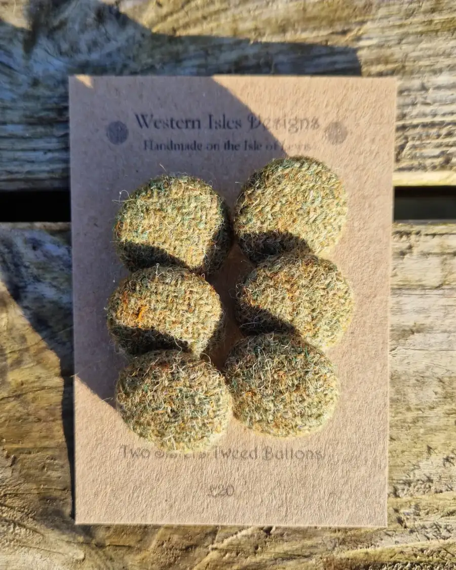 Two Sisters Tweed buttons