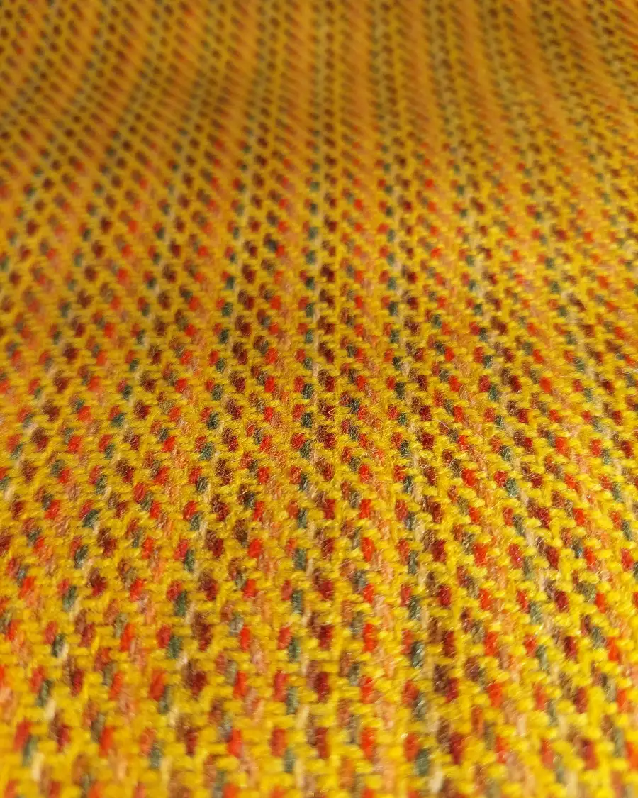 Three Sisters Tweed Fabric - autumn gold