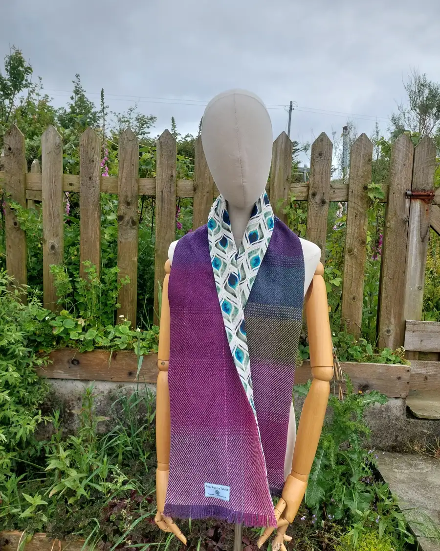 Three Sisters Tweed Scarf - Aurora - 1