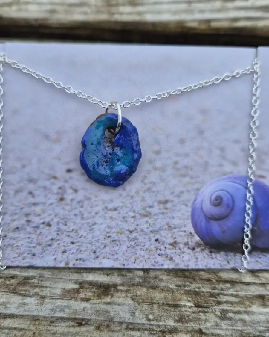 Raku Ceramic Necklace