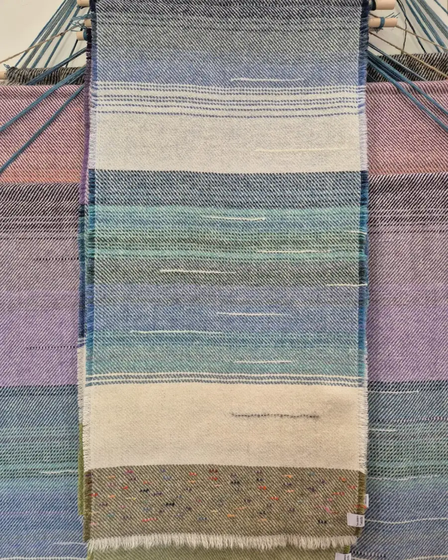 Three Sisters Tweeds landscape wall hanging - 5