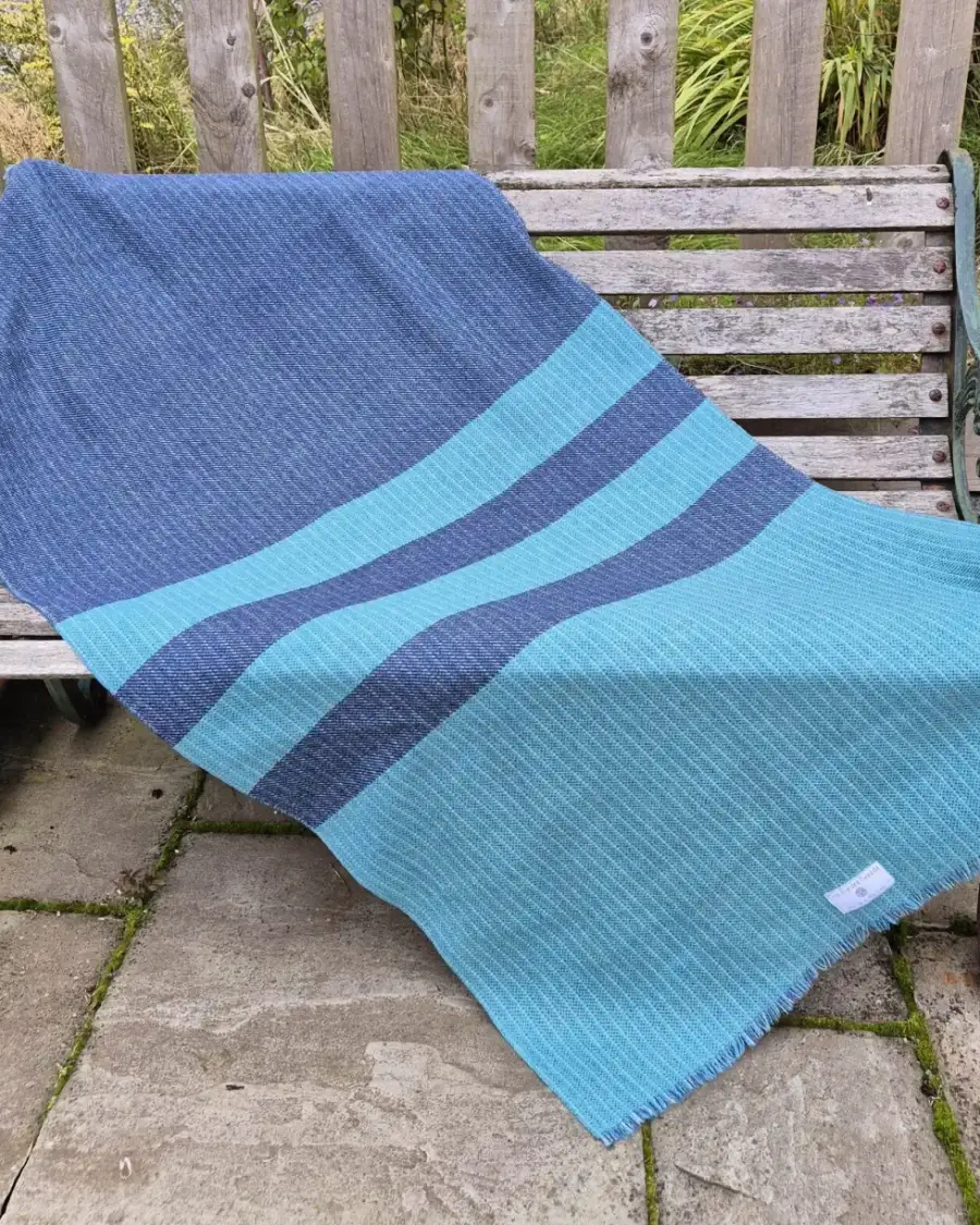 Two Sisters Tweed Throw Lambswool
