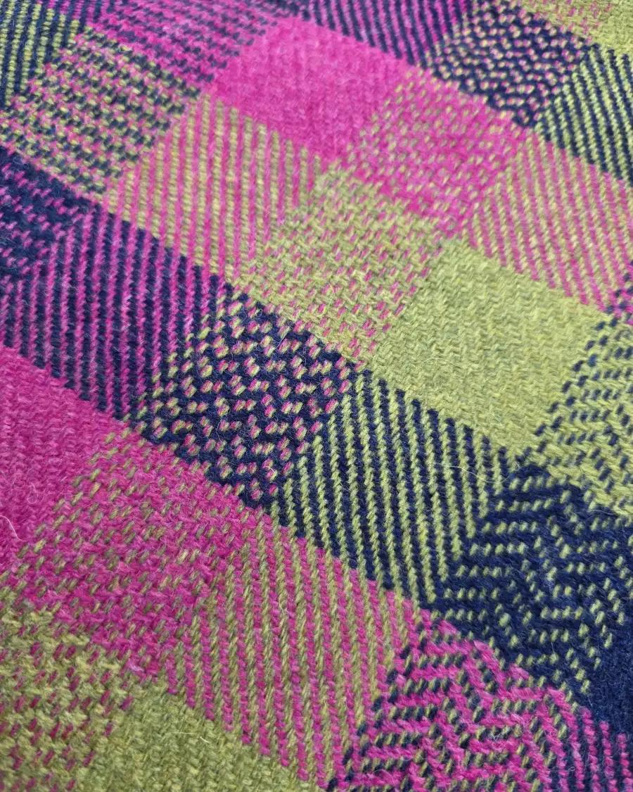 Two Sisters Tweed Fabric - Aurora Check #1