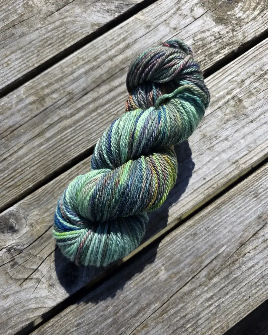 Hand-Dyed Yarn: 100% Merino, aran - 3