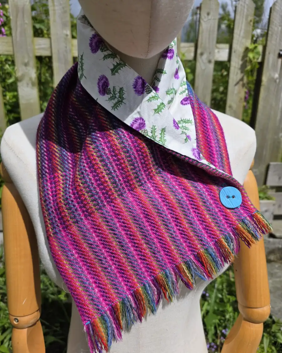Two Sisters Tweed neck warmer - 2