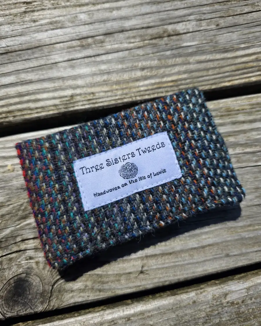 Two Sisters Tweed Card Holder