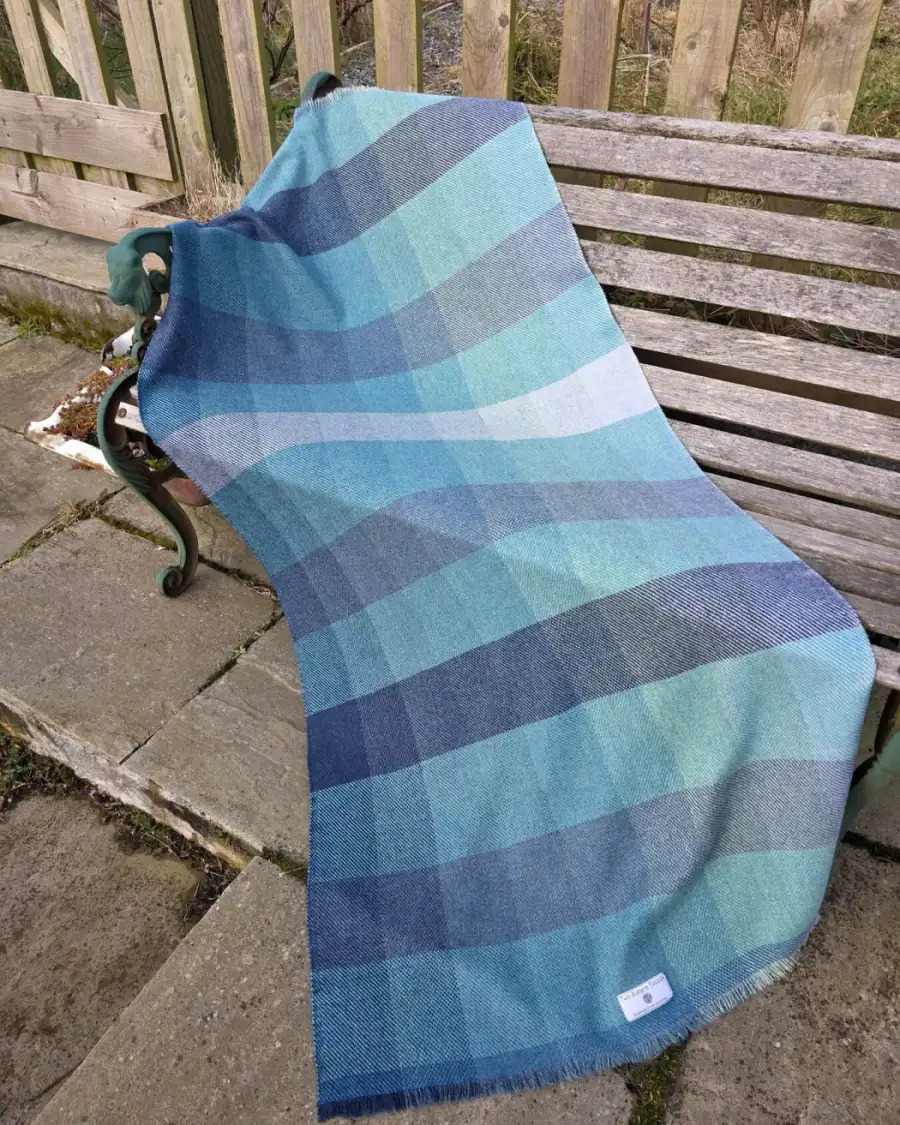 Two Sisters Tweed Throw Lambswool
