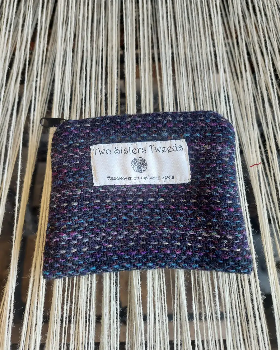 Two Sisters Tweed Zip Purse - 10