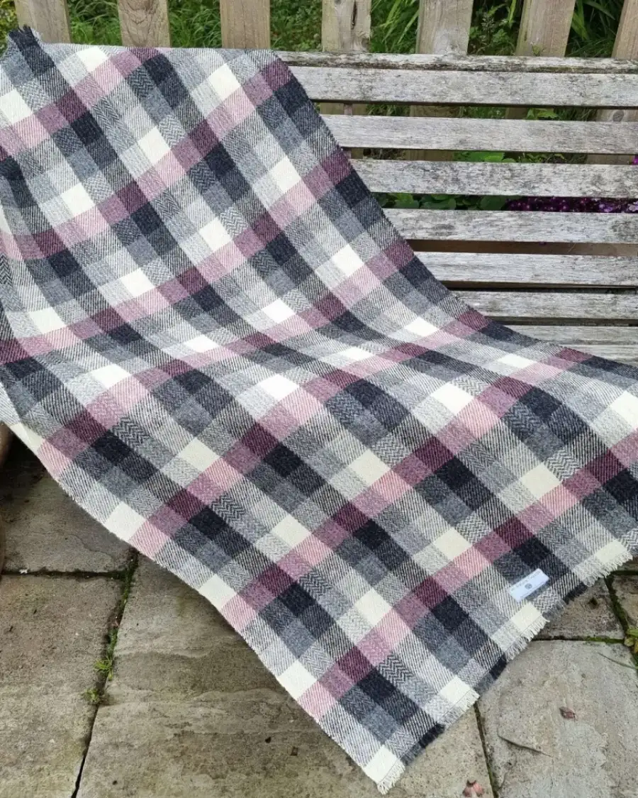Two Sisters Tweed Throw