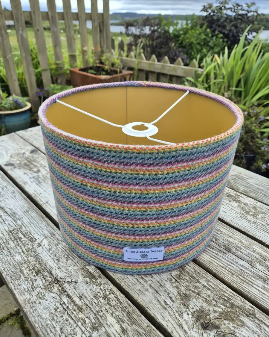 Two Sisters Tweed luxury lampshade 30cm ceiling