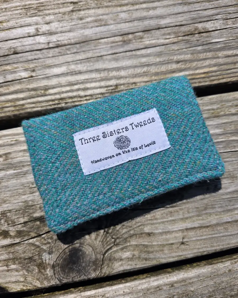 Two Sisters Tweed Card Holder - 4 2