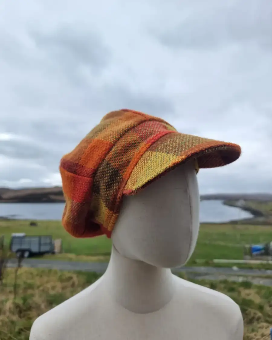 Two Sisters Tweed cap hat 58cm