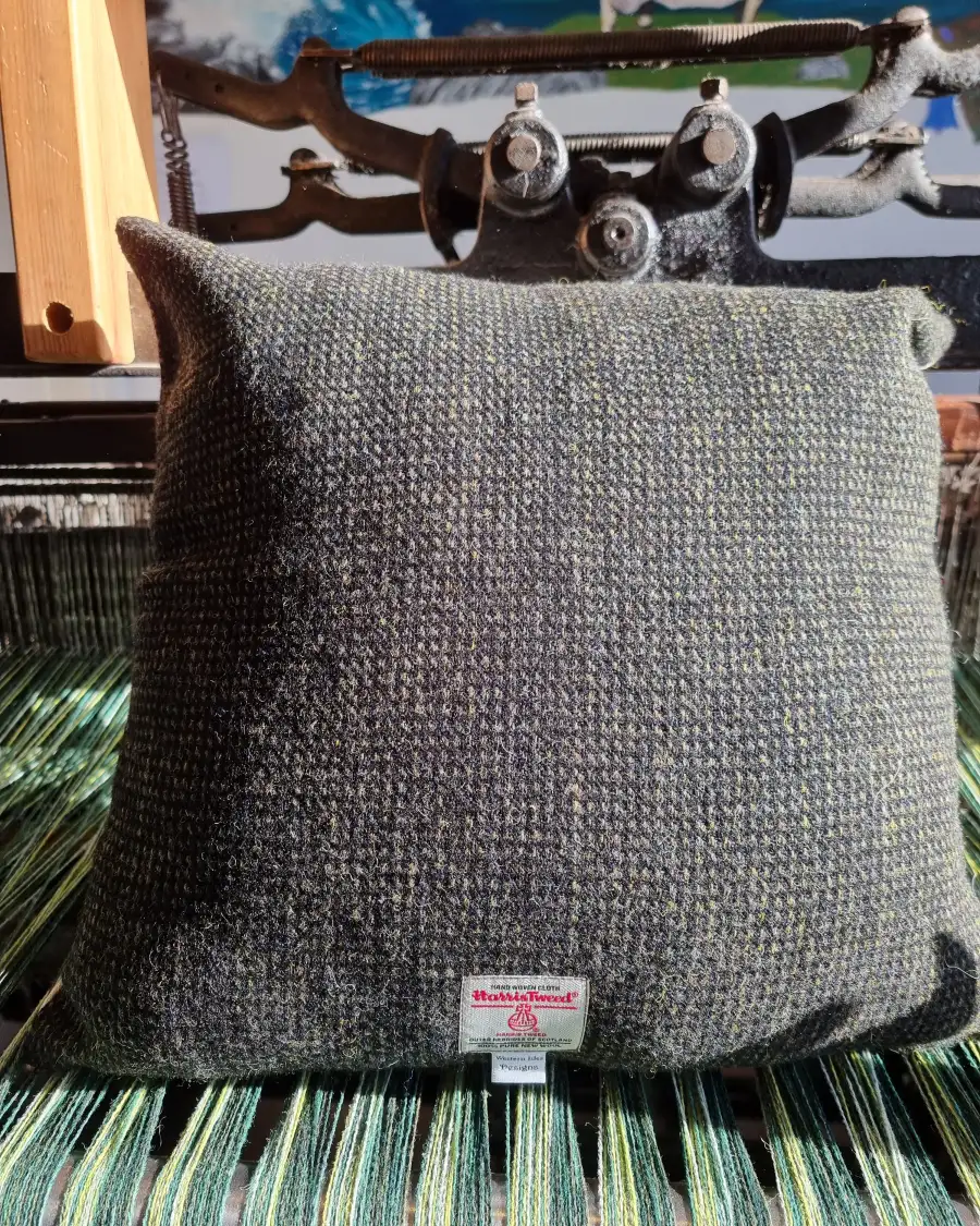 Harris tweed cushion cover