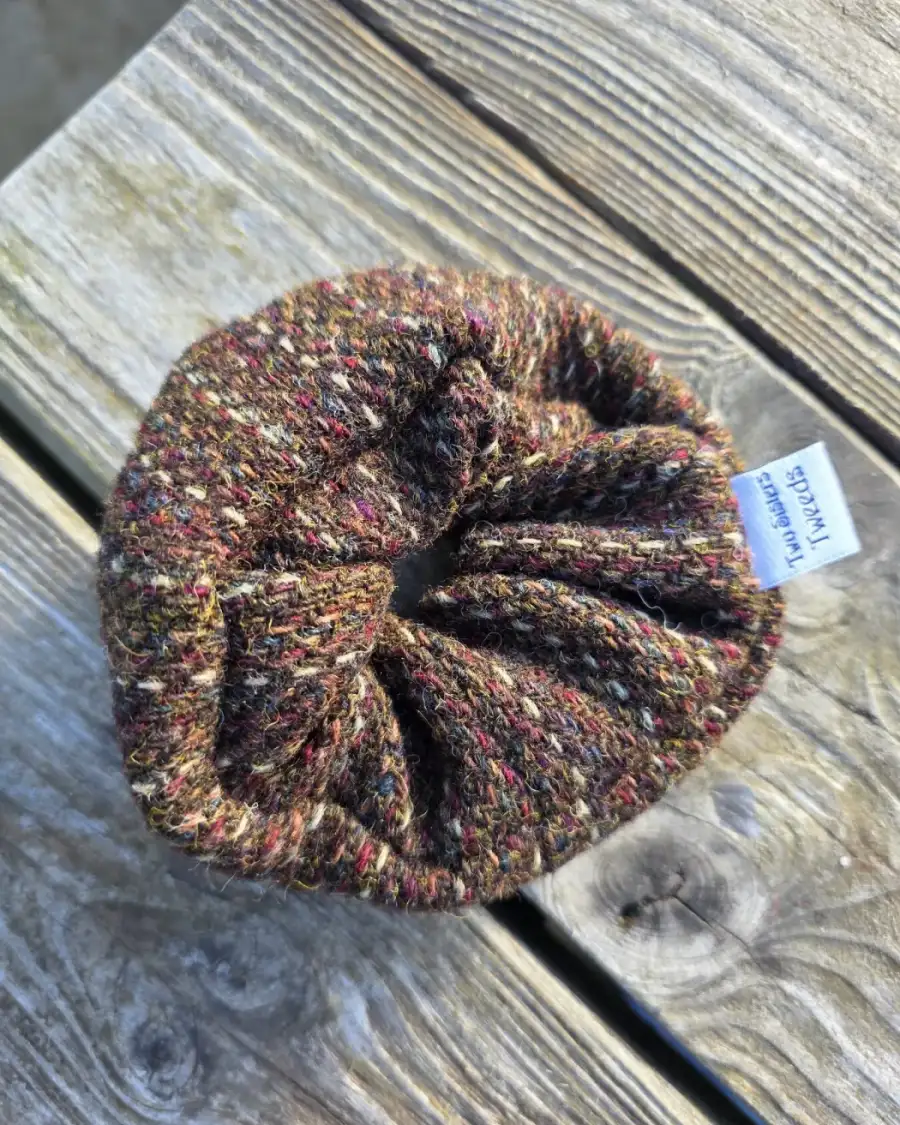 Two Sisters Tweeds hair scrunchie