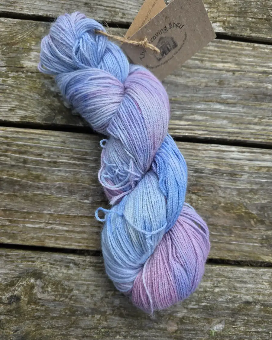 Hand-Dyed Yarn: Baby Alpaca, 4 ply - 2 2