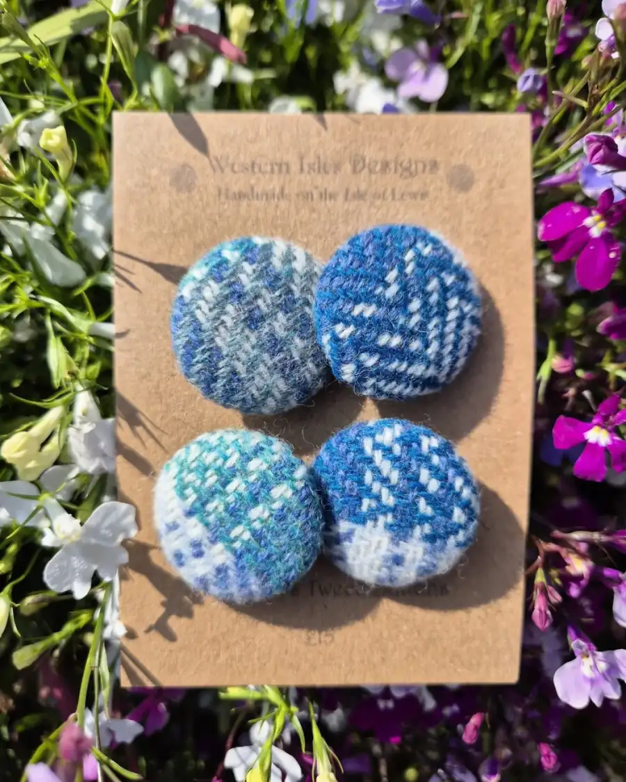 Two Sisters Tweed buttons