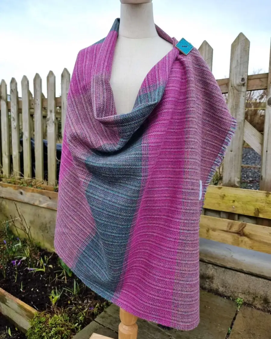 Two Sisters Tweeds shawl