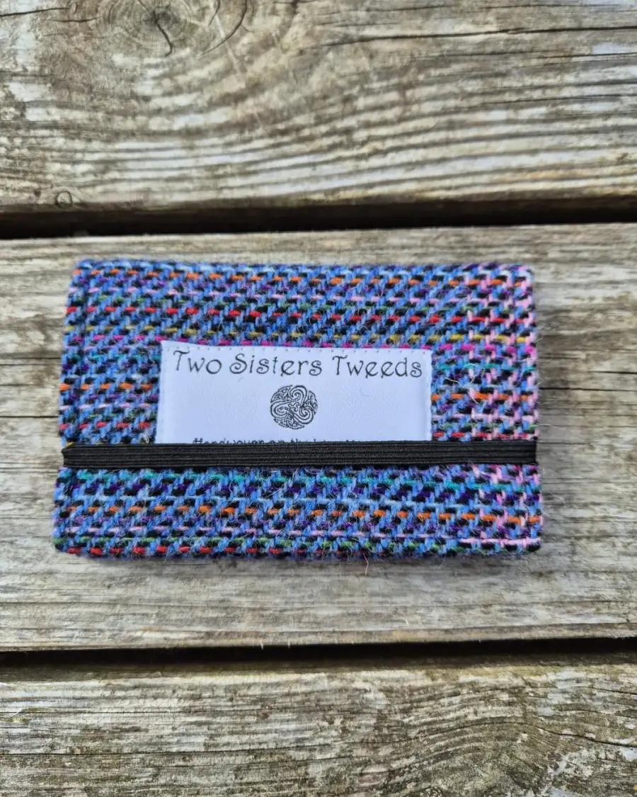 Two Sisters Tweed Card Holder