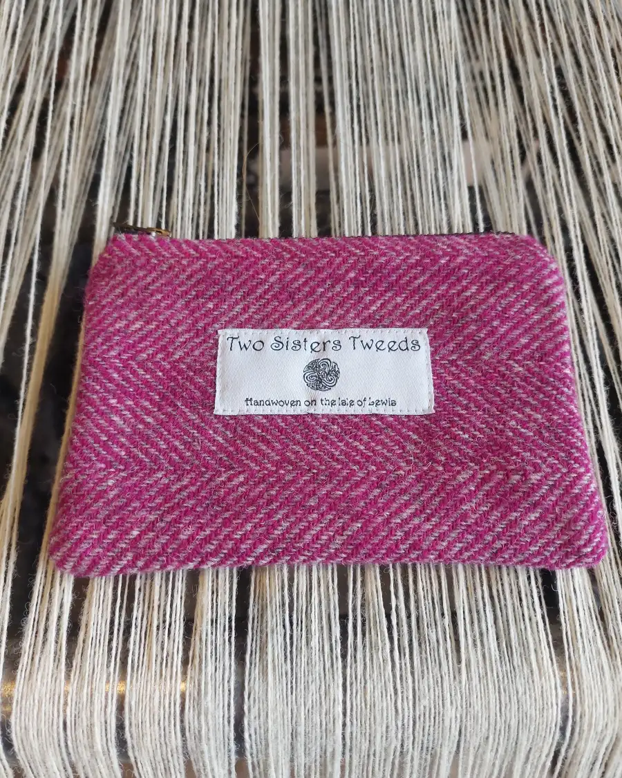 Two Sisters Tweed Zip Purse - 11