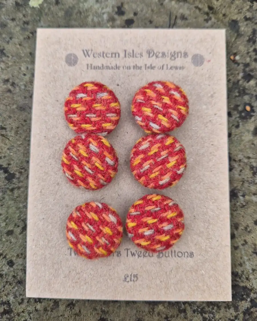 Two Sisters Tweed buttons