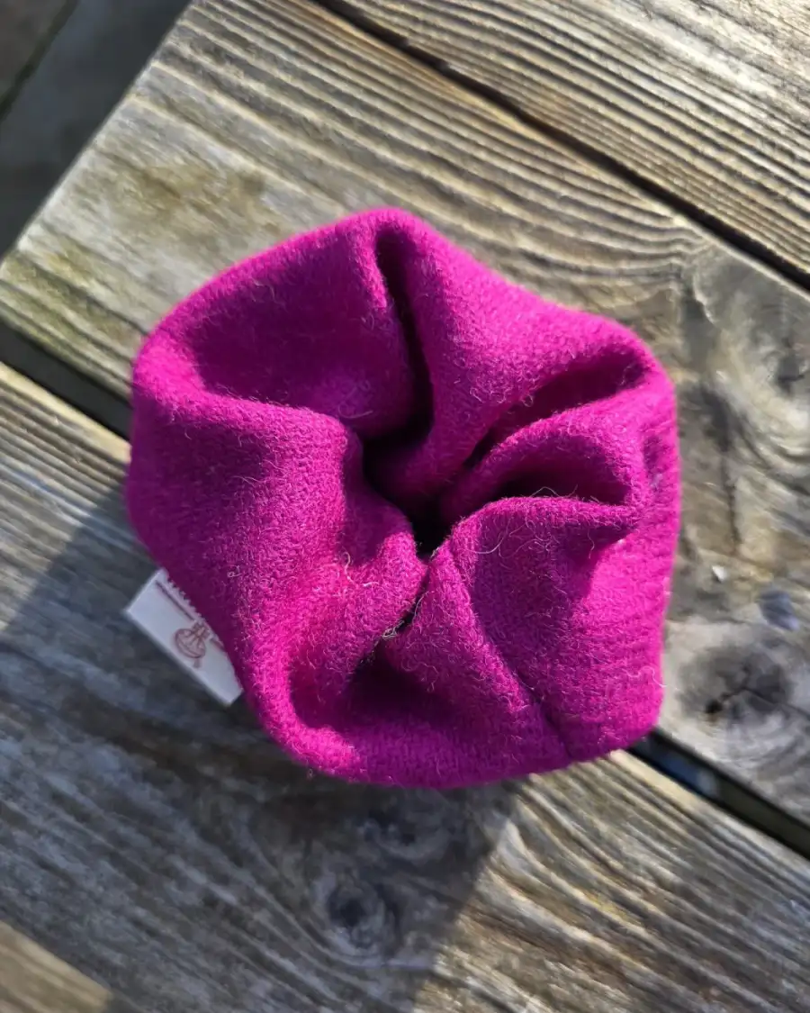 Harris Tweed hair scrunchie