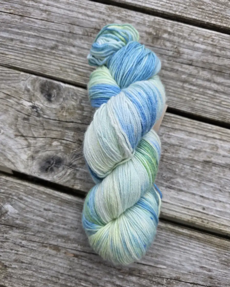 Hand-Dyed Yarn: 100% Merino, 4 ply - 3 2