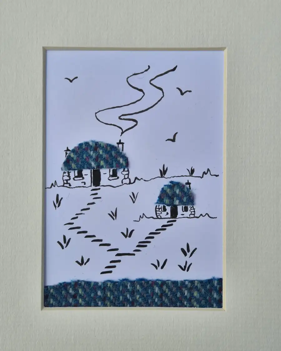 Tweed and pen original picture