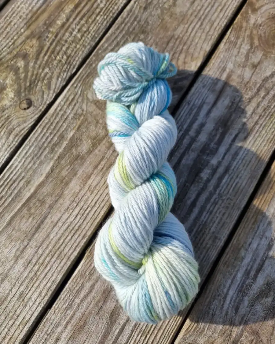Hand-Dyed Yarn: 100% Merino, aran