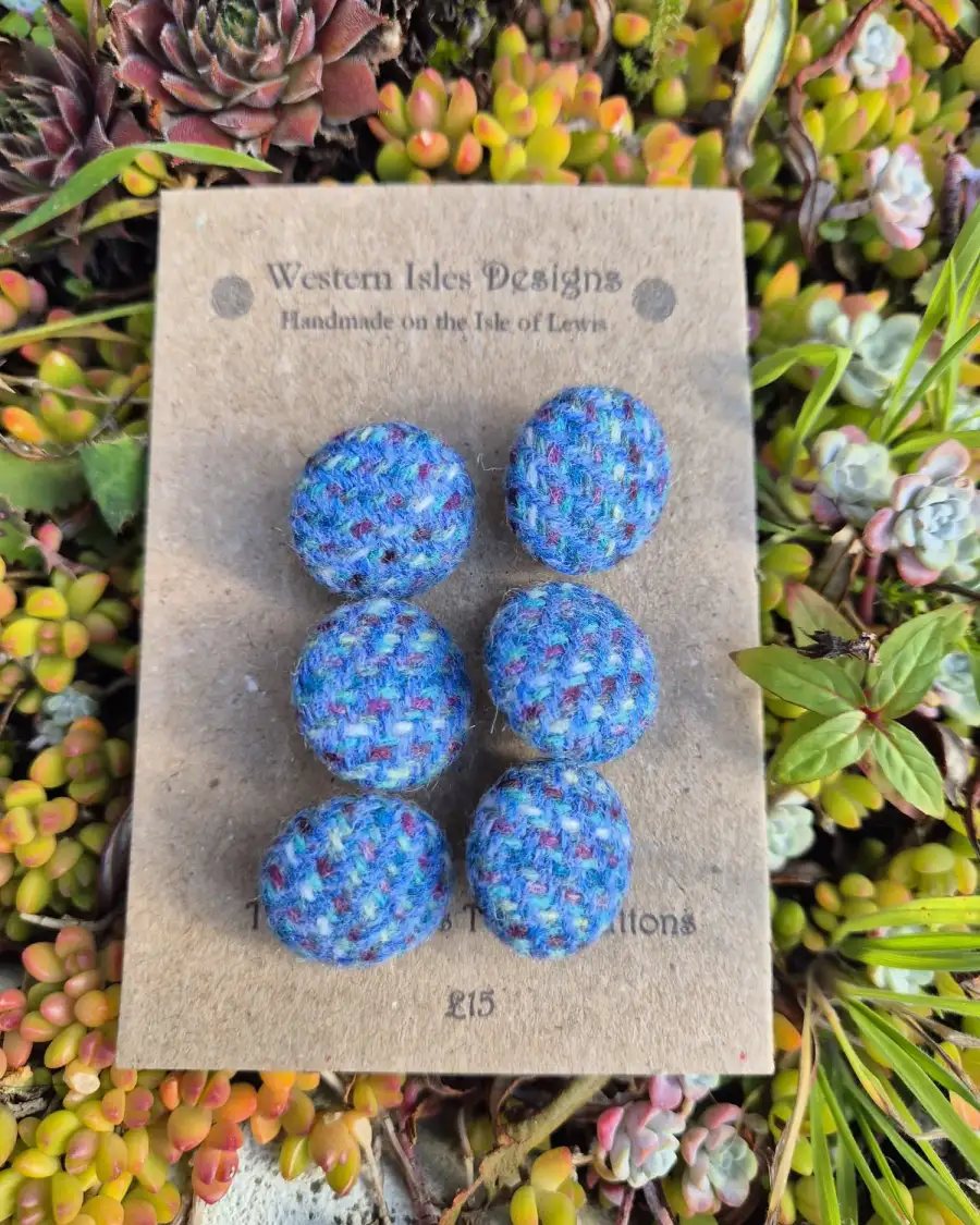 Three Sisters Tweed Buttons