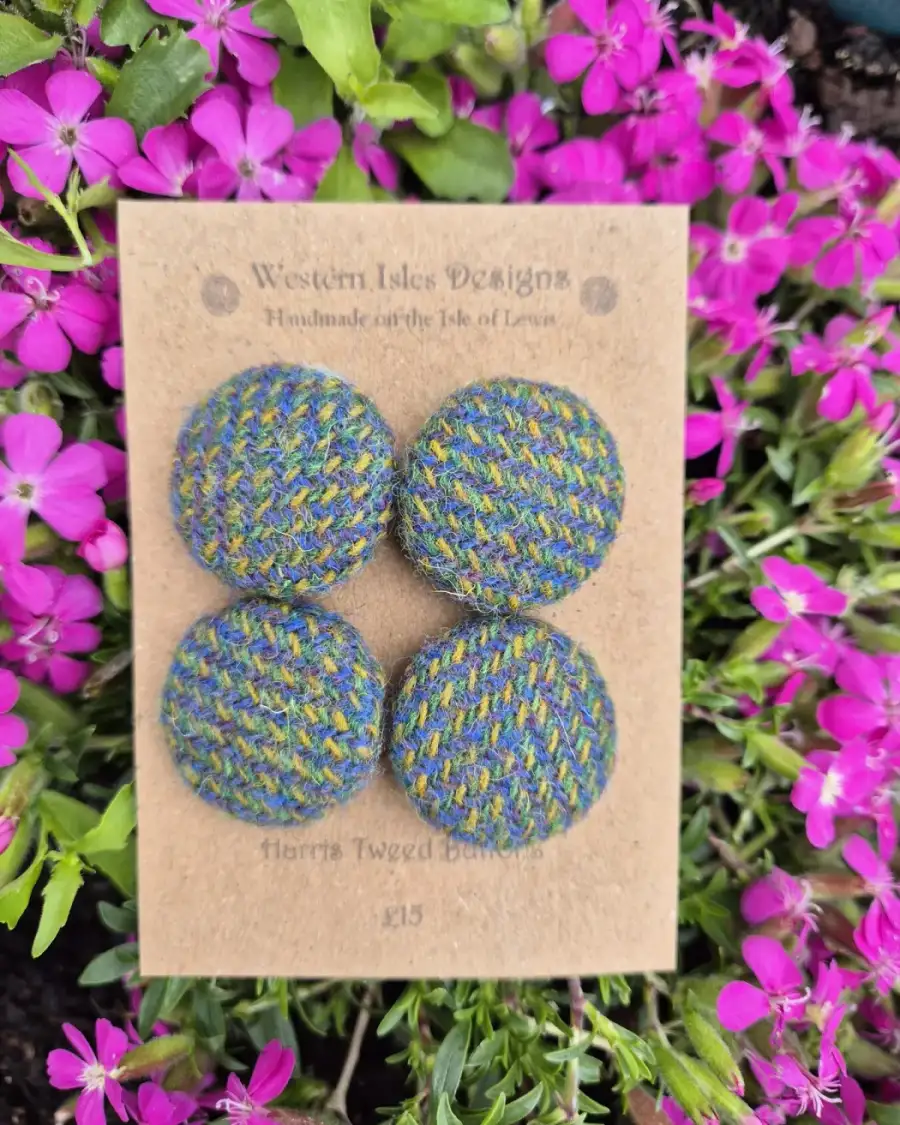 Two Sisters Tweed buttons