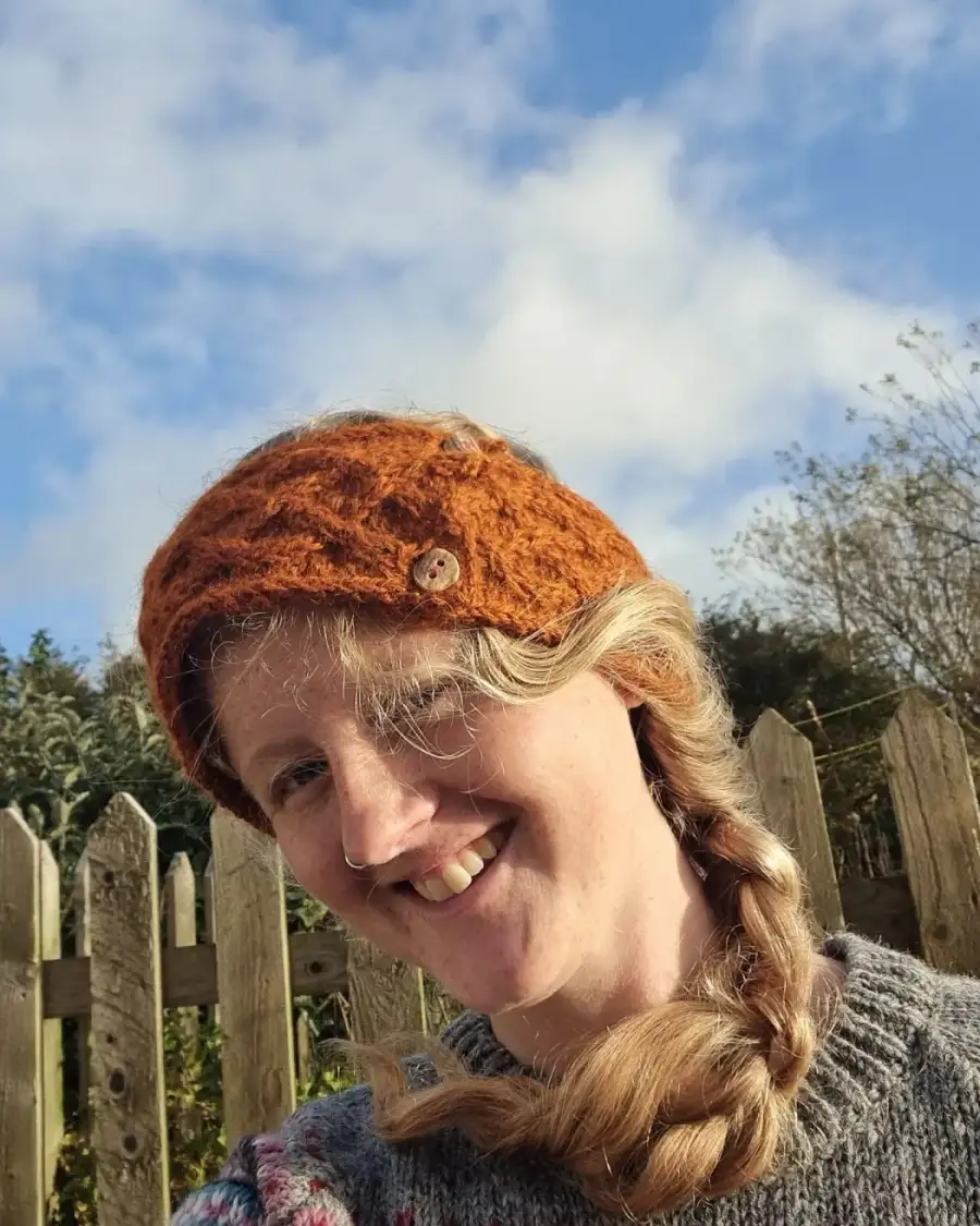 Hand Knitted gotland headband