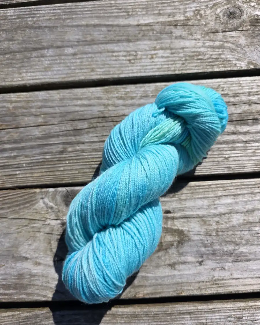 Hand-Dyed Yarn: 100% Merino, 4 ply - 1 2