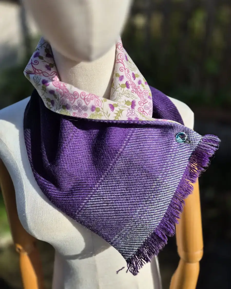 Three Sisters Tweed neck warmer