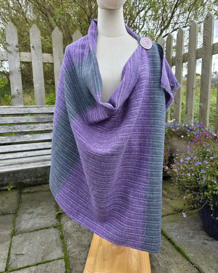 Two Sisters Tweed Shawl