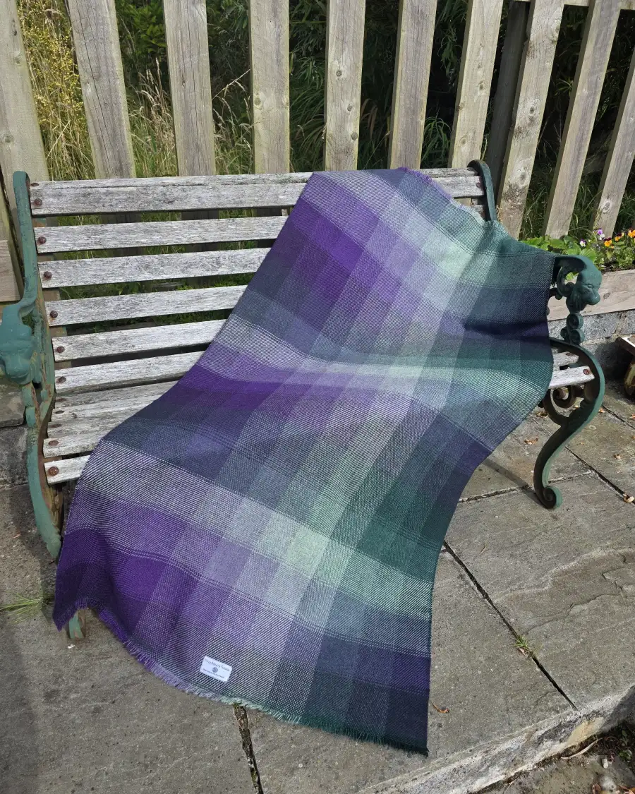 Two Sisters Tweed Throw