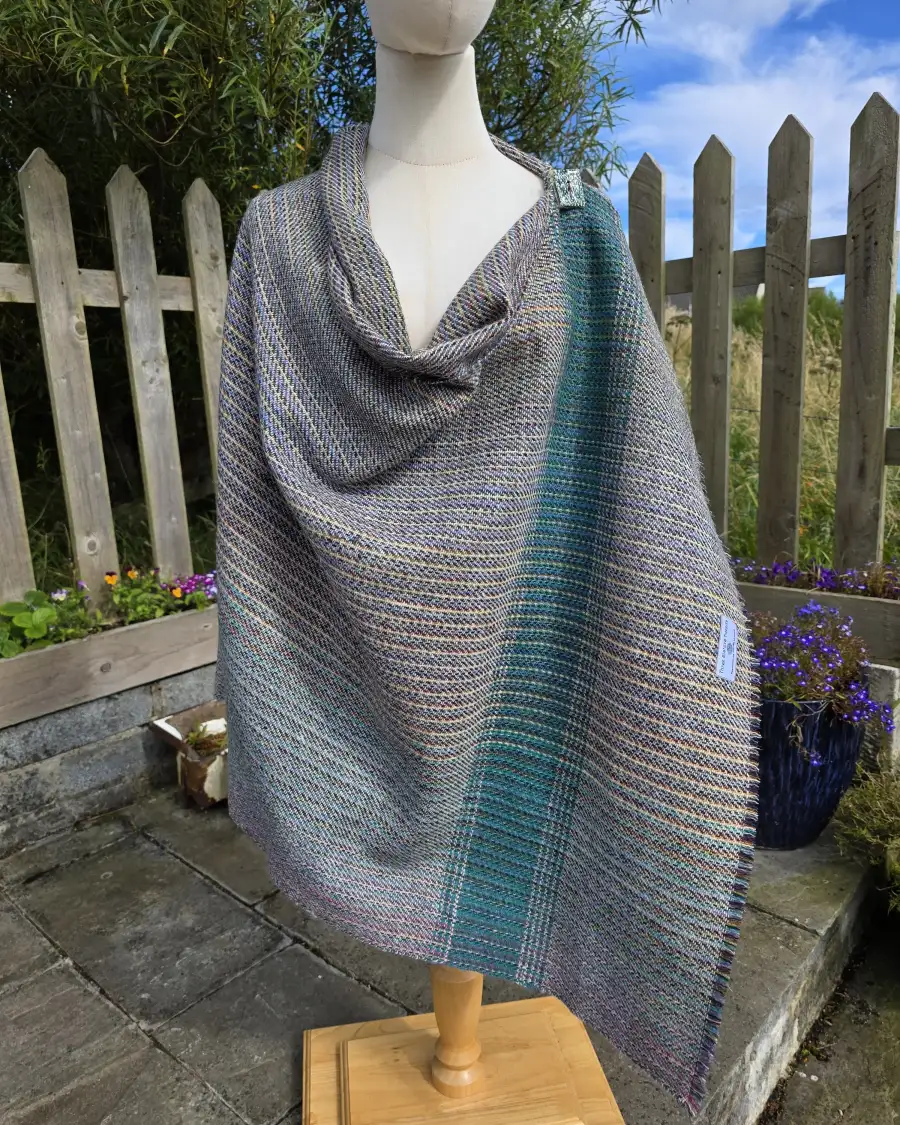 Two Sisters Tweed Shawl