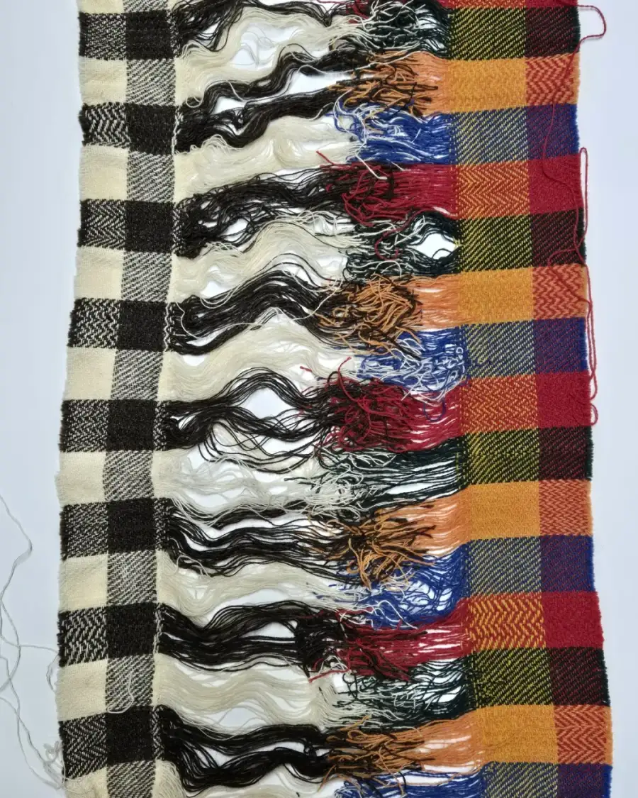Textile Wall Art - 'tying-in'