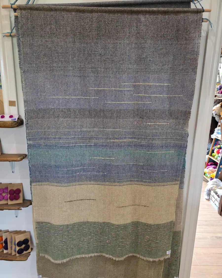 Three Sisters Tweed landscape wall hanging - 1 3