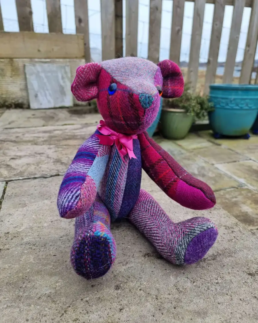 Tweed Teddy Bear