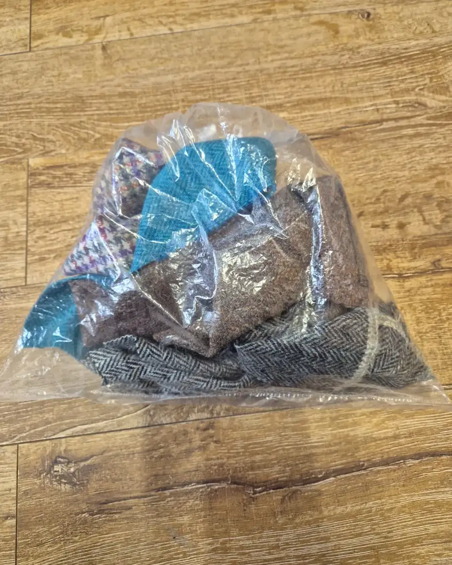 Harris Tweed scraps - 2
