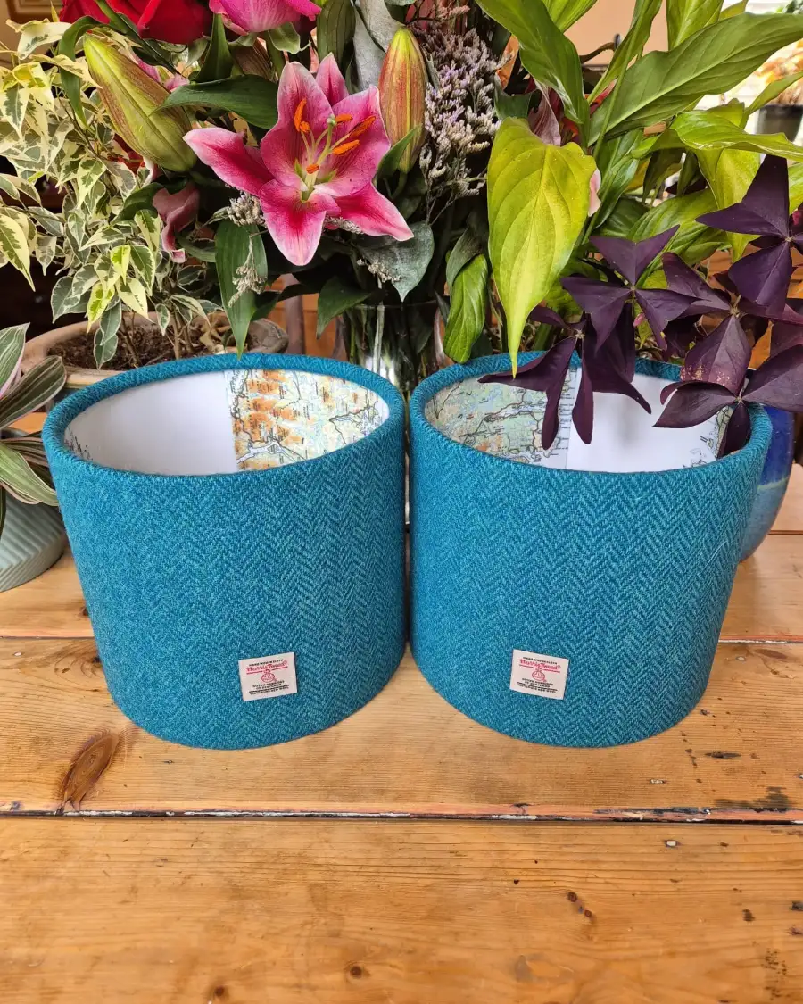 Harris Tweed Luxury lampshade
