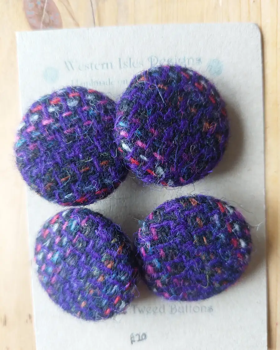 Harris Tweed buttons - 7