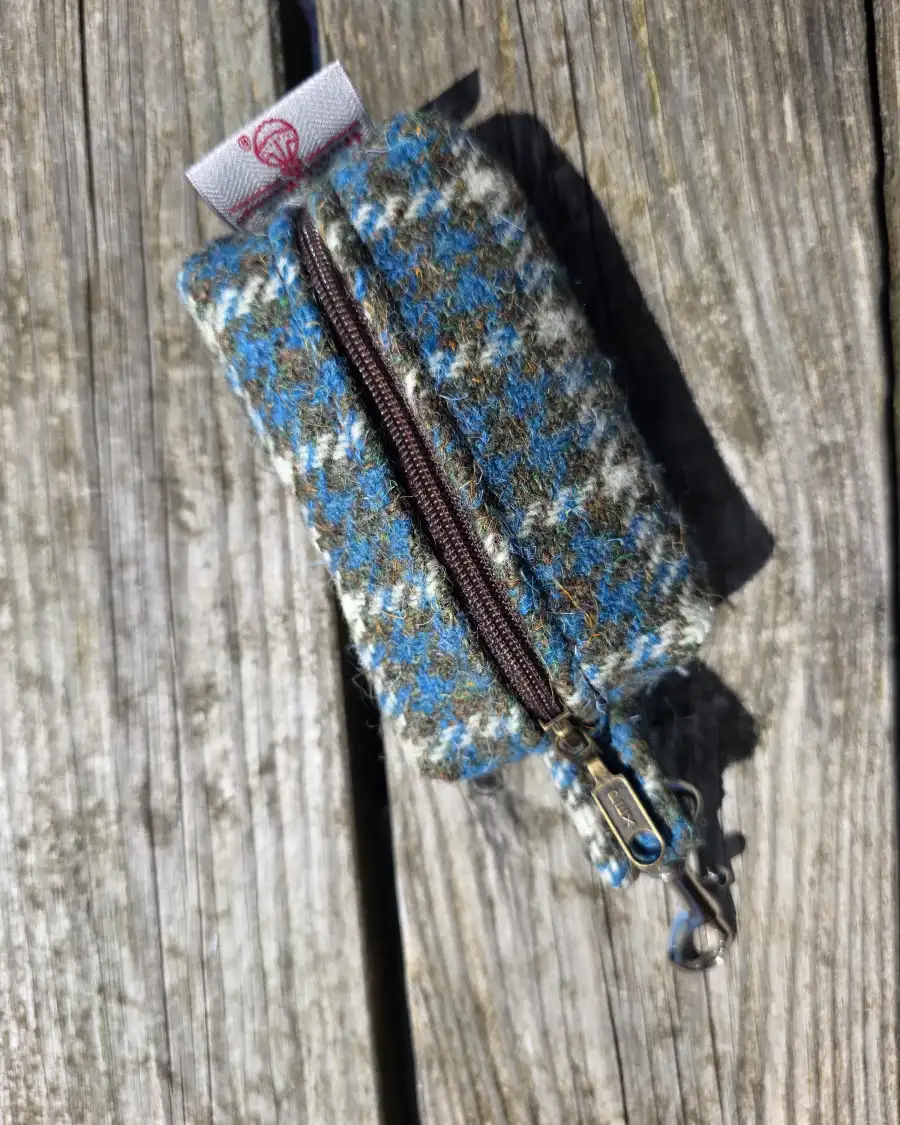 Harris Tweed Bag Holder/ Headphones Case - 1 2
